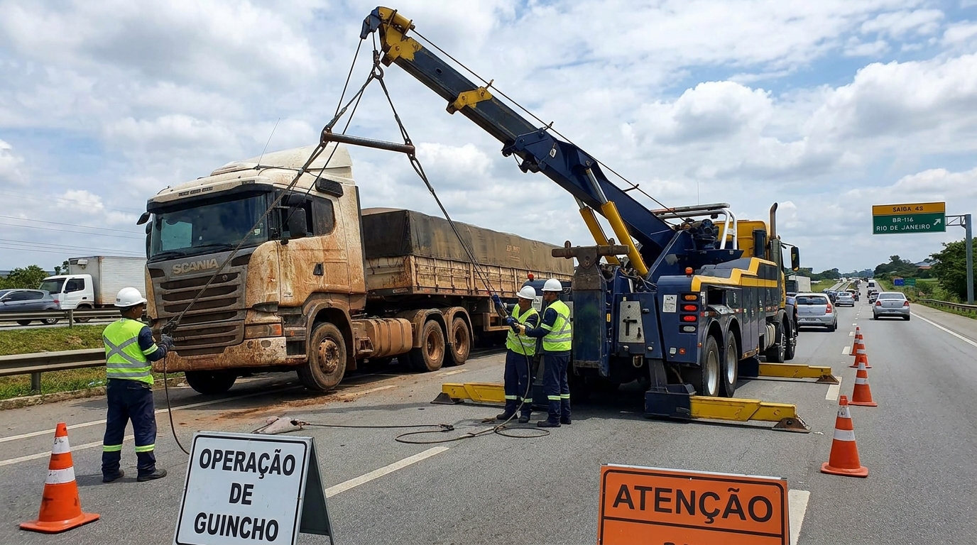 Guincho para Caminhão em São Carlos‑SP